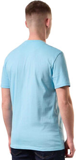 Heren Bonpensiero Grafisch T-shirt (Lichtblauw) - maat
