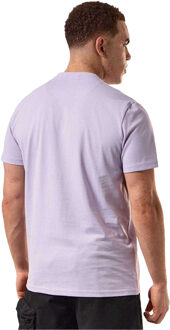 Heren Bonpensiero Grafisch T-shirt (Paars) - maat XL