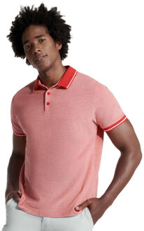 Heren bowie poloshirt - maat XXL / XXXL Rood
