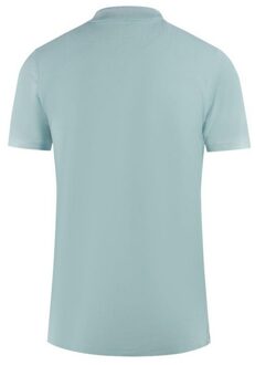 Heren Boxed Logo Polo Shirt (Lichtblauw) - maat S