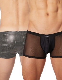 Heren boxer met transparante delen (S ) - Maat: S