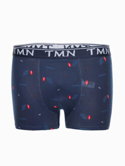heren boxershort print - u467 - maat XL Blauw