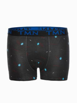 heren boxershort print - u467 - maat XXL Houtskool