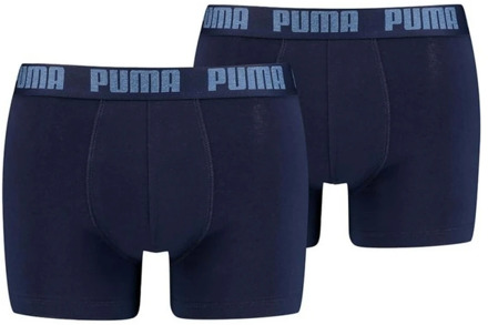 heren boxershorts 2-pack - Blauw - Maat L