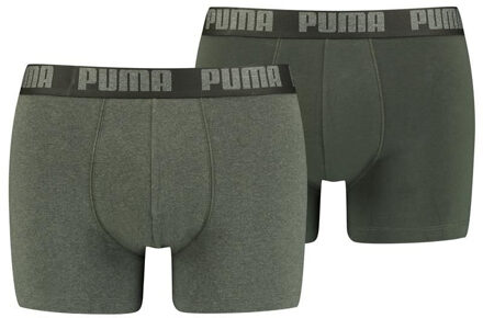 heren boxershorts 2-pack - Groen - Maat S