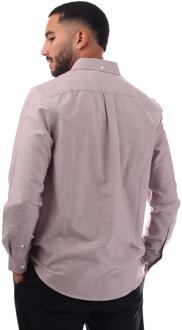 Heren Boxworth Overhemd (Ossenbloed) Rood - XL