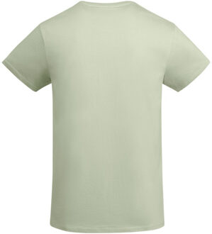 Heren breda effen t-shirt - maat M Groen