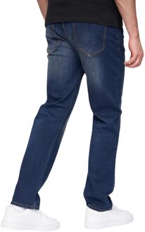 Heren Breeze Rechte Jeans (Donkere wasbeurt) Navy/blauw