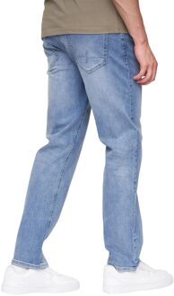 Heren Breeze Rechte Jeans (Lichte wasbeurt) Middelblauw - 38 Normaal