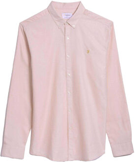 Heren Brewer Slim Shirt (Roze) - M