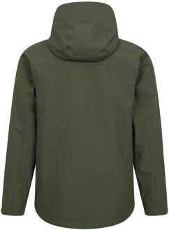 Heren Brisk Extreme Colour Block Waterdichte Jas (Groen)