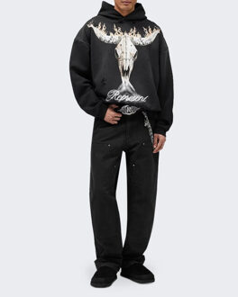 Heren british cowboys hoodie Zwart - M