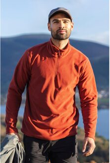 Heren Camber II Half Zip Fleece Top (Rood)