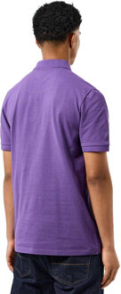 Heren Caneiros Badge Poloshirt (Paars)