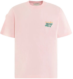 Heren canopy acrylic t - maat XL Roze