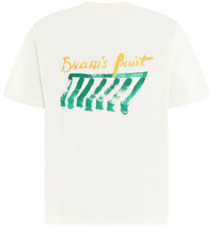 Heren canopy acrylic t Wit - S