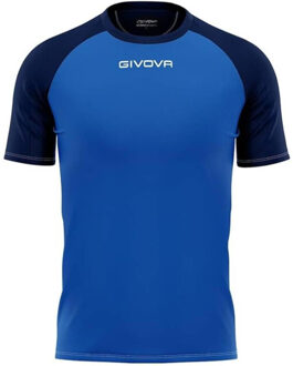 Heren capo t-shirt Blauw - XL