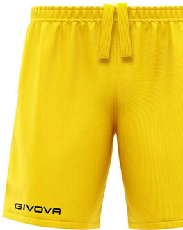 Heren capo voetbalshort Geel - XXS