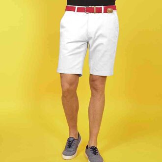 Heren Casual Chino Shorts (Wit) - XS