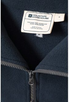 Heren Cedar Half Zip Fleece Top (Blauw) - maat 2XS