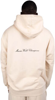 Heren Champions Ring Hoodie (Ecru) - M