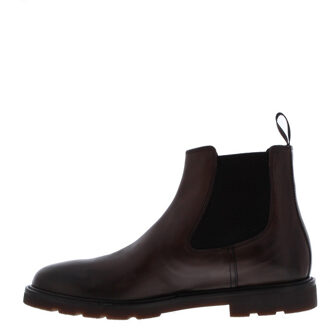 Heren chelsea leer | heren | maat: | leer Bruin - 42