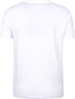 Heren Cirkel Berg T-Shirt (Wit) - 2XL