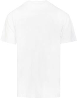 Heren Classic Leaf Logo T-Shirt (Wit/Geel) - S