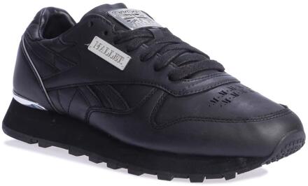 Heren Classic Reebok Leren Sneakers (Zwart) - EU 40 / UK 6.5