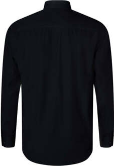 Heren club kraag zwart shirt jaren 1920 Peaky Blinders met Bar Poplin Pin Smart - maat S