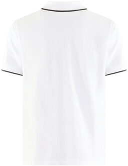 Heren comfort polo shirt Wit - L