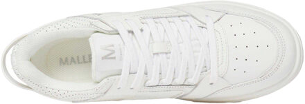Heren Compton Leren Trainers (Wit)