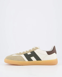 Heren cool sneaker /beige - maat 43 Wit
