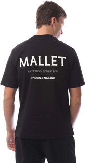 Heren Coordinaten Logo T-Shirt (Zwart)