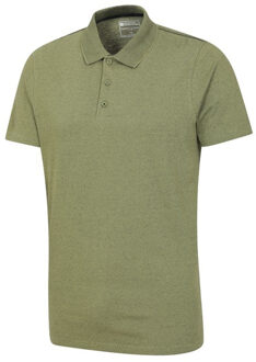 Heren Cordyline getextureerd poloshirt (Groen)