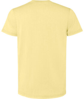 Heren corgi t-shirt met korte mouwen Geel - L