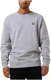 Heren Crew Neck Sweatshirt Grijs Lyle & Scott , Gray , Heren - L,M