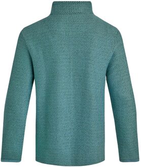 Heren Cruiser Macaroni Quarter Zip Pullover (Mineraalblauw)