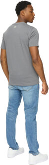 Heren Crytons Zware T-Shirt (Petrol) Blauw - S