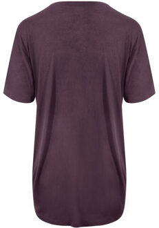 Heren daintree ecoviscose t-shirt Paars - XXL / XXXL