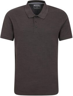 Heren Dawnay Textured Pique Poloshirt (Houtskool) - S