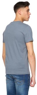 Heren Demtare Effen T-Shirt (Set van 5) (Veelkleurig) Groen