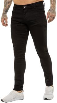 | Heren Designer Hyperstretch Jeans Zwart - 34W/32L