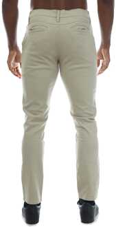Heren Duck and Cover Moretor Chino Pants in Stone Steen