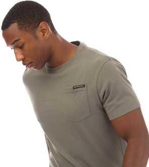 Heren Duck and Cover Treymere T-shirt in Groen - maat L