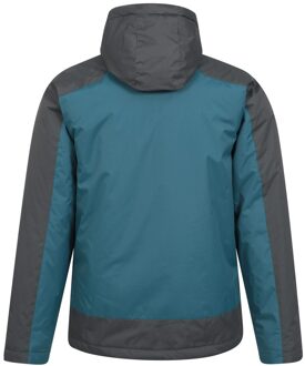 Heren Dusk III Ski jas (Benzine/Zwart) Groenblauw - L