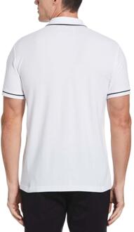 Heren Earl Piqué Katoenen Poloshirt (Wit)