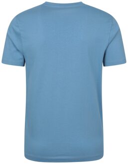 Heren Edinburgh Korte Mouw T-Shirt (Blauw) - maat M