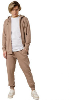 Heren effen klassieke joggingbroek Bruin - M