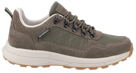 Heren Elmfield Suède Sneakers (Khaki Groen) Kaki - EU 42 / UK 8